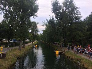 lend canal on race morning